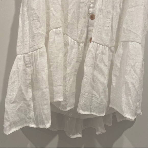 Womens White Boho Beachy Summer Dress Indigo Rose - Picture 5 of 7